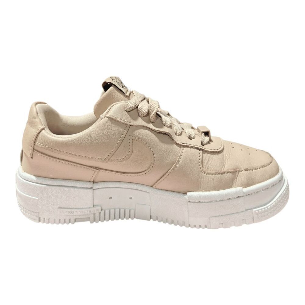 NIKE Air Force 1 'Pixel' (Pink Blush) Sneakers Size 5.5 - Picture 7 of 10